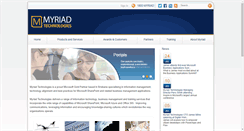 Desktop Screenshot of myriadtech.com.au